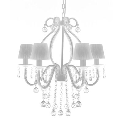 

Chandelier White 21"x22