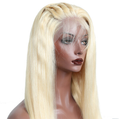 

Dolago Straight 360 Lace Frontal Wig 150 Density Human Hair Wig 613 Color Pre Plucked With Baby Hair Indian Lace Front Virgin Hai