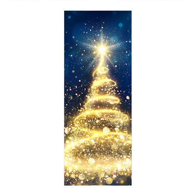 

〖Follure〗Christmas Decoration Door Stickers 3D Simulation Removable Waterproof Wall Stickers