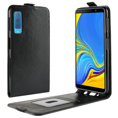 

WIERSS Flip Leather Case for Samsung Galaxy A7 2018 SM-A750F A750 Retro Wallet Case Leather Cover Cases Fundas Capa Coque