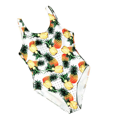 

Roseonmyhand Women Pineapple printing Push-Up Padded Bra Beach Bikini One Piece Sexy Swimwear