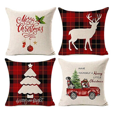

Tailored 4Pcs Home Decor Cushion Cover Graffi Style Throw Pillowcase Pillow Covers