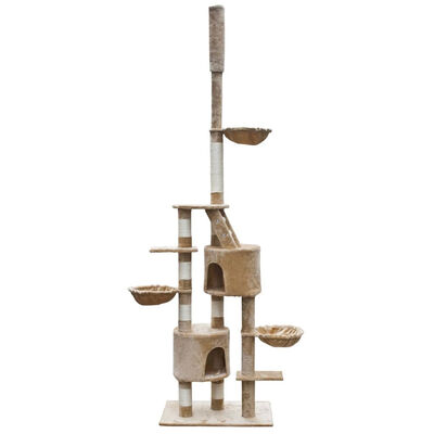 

Cat Tree Cuddles  90" - 102" Beige Plush