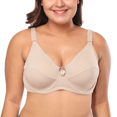 

〖Follure〗New Large Smooth Bra Comfortable Cooling Ladies Bra Adjustment Underwear
