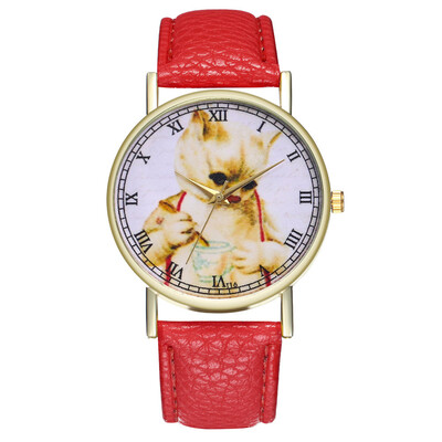 

Poor Cat 2018 Hot Sale zegarek damski Crystal Womens Casual Fashion Quartz Belt Watch Clock Fashion Gift montre femme &Ff