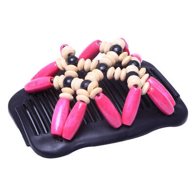 

Retro Hair Magic Comb Double Beaded Clip Beads Elasticity Hairpin Stretchy Hair Combs Pins for Women Hair Accessories