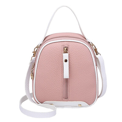 

Women Small Shoulder Bag PU Letter Zipper Messenger Bag Female Mobile Phone Bag Vintage Handbags Bolsos Feminina T10