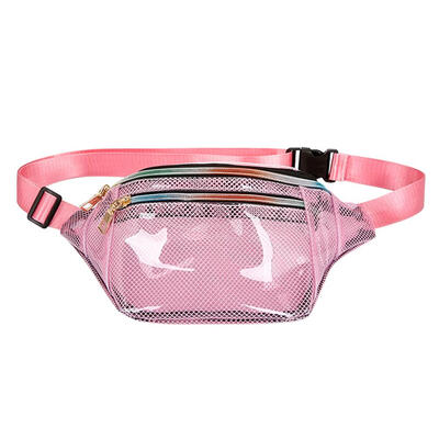 

PVC Transparent Waist Bags Belt Shoulder Fanny Packs Women Chest Handbags
