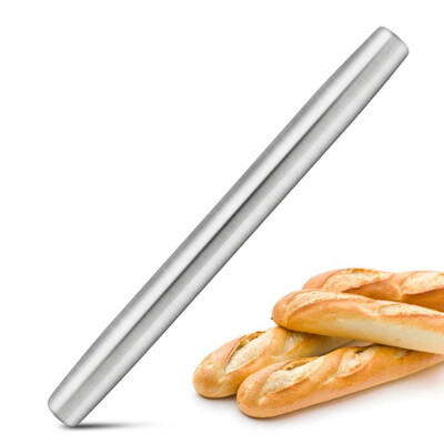 

Hot Stainless Steel Rolling Pin Glide fondant rolling Fondant Cake Dough Decorating Cake Roller crafts Baking cooking Tool
