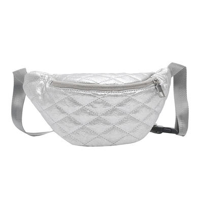 

Solid Color Women Waist Packs Trendy Simple PU Shoulder Casual Belt Bags