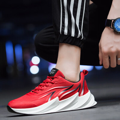 

Trendy mens shoes comfortable bonfire running white shoes casual mens sports shoes breathable wild tide shoes