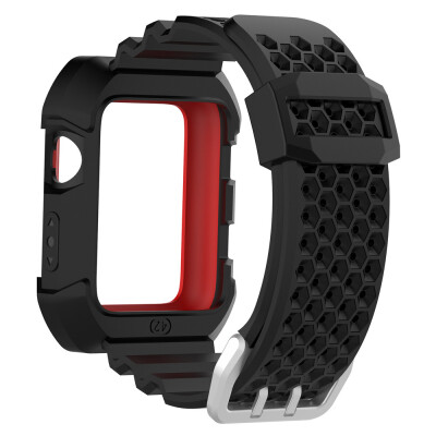 

〖Follure〗Soft Silicone Rubber Watch Band Wrist Strap For Apple Watch Series 1 2 3 38MM