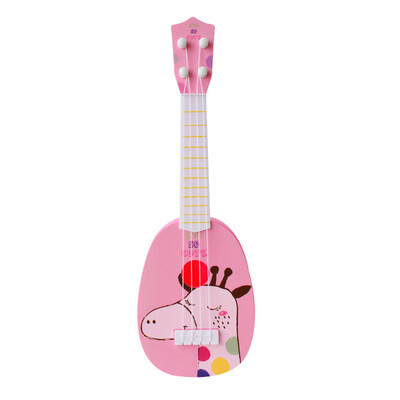 

Tailored Kids plastic Toy Sturdy Ukulele Non-toxic Musical Instrument Preschool Music