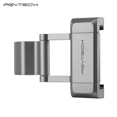 

PGYTECH Aluminium Alloy Handheld Smartphone Phone Holder Bracket Clamp Clip Set Kit with 14 Inch Screw Gimbal Stand Tripod Mount