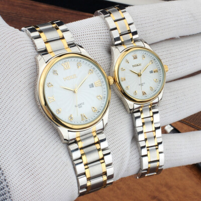 

Mi Ke watches men&women quartz watch large dial business mens watch steel with waterproof watch