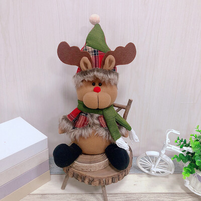 

〖Follure〗Christmas Gift Santa Claus Snowman Ornament Festival Party Xmas Table Decor Doll