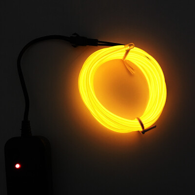 

Gobestart Flexible LED Light EL Wire String Strip Rope Glow Decor Neon Lamp USB Controlle