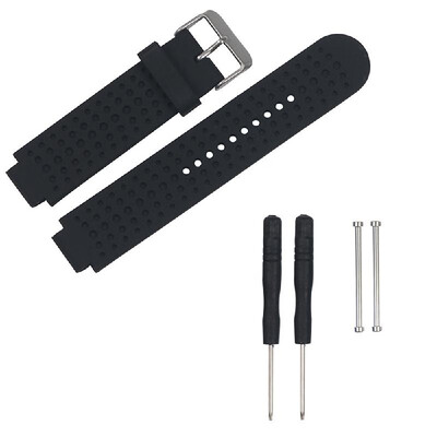 

Multi-Sport Training GPS Watch Accessory Band Replacement Watch Band with Pin Removal Tools for Smart Watch Garmin Forerunner 220