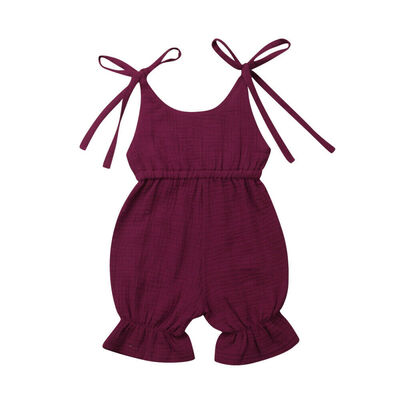 

Baby Girl Kids Romper Kids Suspender Pants Toddler Jumpsuit Playsuit Sunsuit NEW