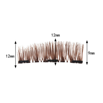 

〖Follure〗Double 3D Magnetic False Eyelashes Natural Eye Lashes Extension Handmade 2018