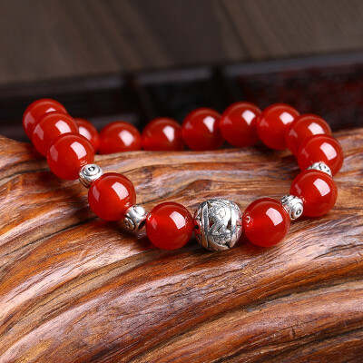 

Red agate bracelet couple fashion bracelet