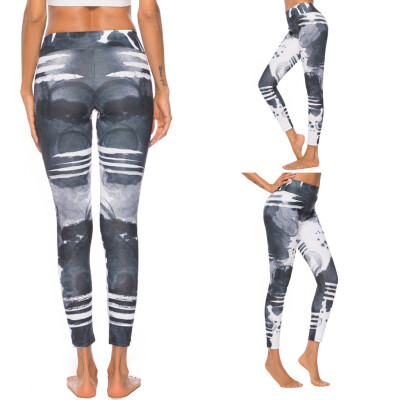 

Starmoon Womens Digital Printed Yoga Pants Sports Bottom Pants Tight Sports Yoga Pants