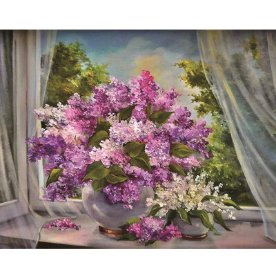 

Gobestart 5D Embroidery Paintings Rhinestone Pasted DIY Diamond Painting Cross Stitch