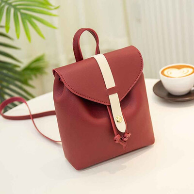 

Tailored Fashion Lady Shoulders Small Backpack Letter Purse Mobile Phone Messenger Bag