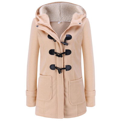 

Roseonmyhand Women Warm Long Sleeve Pullover Blouse Hooded Jacket Coat Long Outerwear