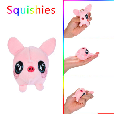 

YIWULAFurry Squishies Pig Scented Stuffed Slow Rising Toys Stress Relief Toy Hop Props
