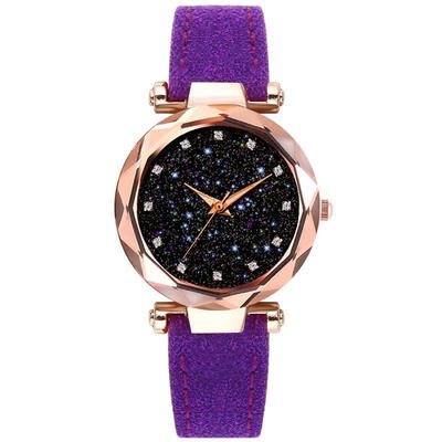 

Starry Sky Women Watches Fashion Leather Band Diamond Star Watch Ladies Quartz Wristwatch Female Luxury Clock Reloj Mujer