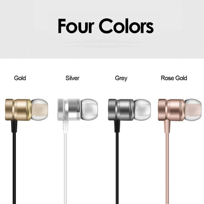 

USB Type-C In-Ear Wired Metal Earphone Headset USB-C Earphone Earbuds In-line Control w Mic for Xiaomi 6 Note 3 MIX 2 Letv LeEco