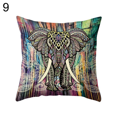

Animal Elephant Plant Pillow Case Cushion Cover Sofa Bed Car Cafe Office Decor