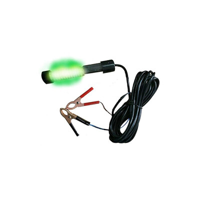 

LUCKY-SAILORS 12V green light net fishing light fish lamp battery boat fishing 10w battery lure fish 4796