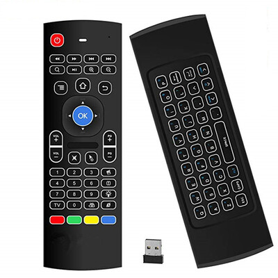 

Android TV Box Wireless Remote Control Keyboard Air Mouse 24ghz for KODI PC TV