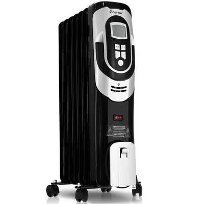

1500 W LCD 7-Fin Timer Electric Oil Filled Radiator Heater