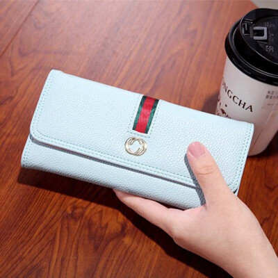 

LKX Long Women Wallet PU Leather Female Purse Fashion Purse Clutch Multi Card Holder Phone Pouch Zipper Femme Womens Purses