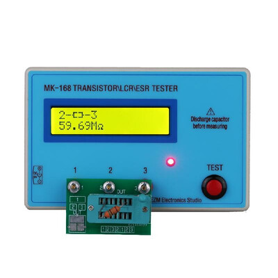 

Portable MK168 LCD Backlight Transistor Tester Diode Inductance Capacitance Resistance ESR Meter MOSPNPNPN LCR Testing