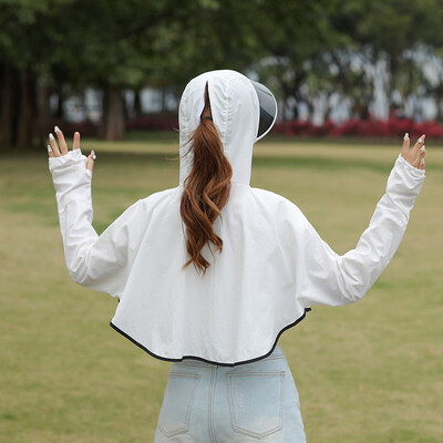 

Sunscreen womens short 2019 summer Korean version of the new sunwear fairy jacket uv-free matching sunprotection shirt