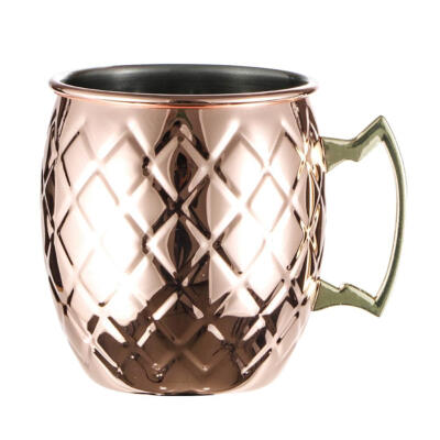 

500mL Stainless Steel Copper Plated Moscow Mule Mug Coffee Beer Tea Cup