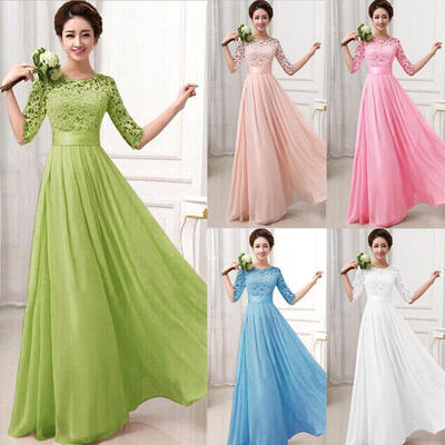 

Womens Long Prom Dresses Gown Party Evening Party Bridesmaid Cocktail Maxi Dress