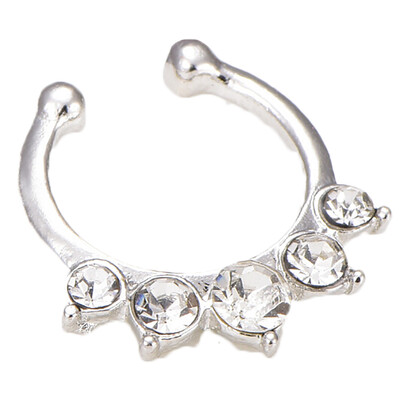 

Trend of Zinc Alloy Folder Nose Nail Nose Ring Diamond Jewelry Exquisite Jewelry