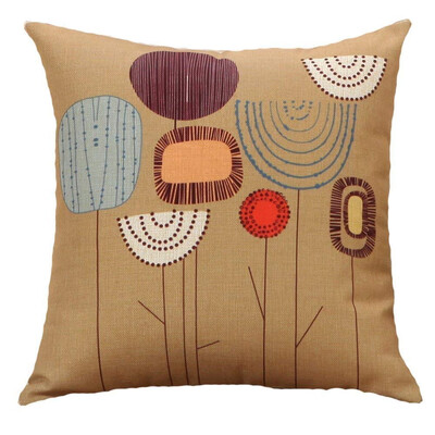 

〖Follure〗Style of Art Pillow Pillow Cases Linen Sofa Cushion Cover Home Decor Pillow Core