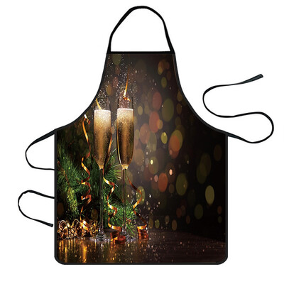 

Tailored Christmas Decoration Waterproof Apron Kitchen Aprons Dinner Party Apron