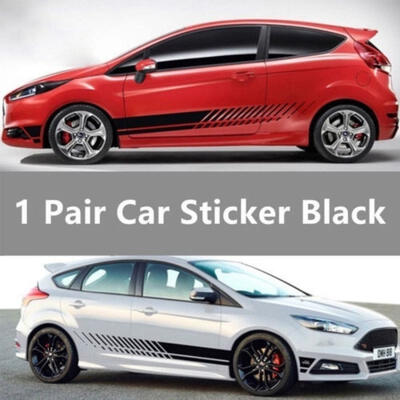 

Sports Racing Stripe Graphic Stickers Truck Auto Car Body Side Door Vinyl Decals