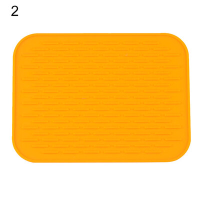 

Kitchen Silicone Heat Resistant Table Mat Non-slip Pot Pan Holder Pad Cushion