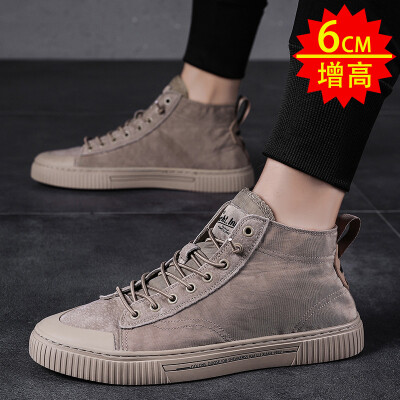 

Mens Shoes In Autumn All-round Casual High-rise Canvas Board Shoes All-round Sports Student Tide Shoes