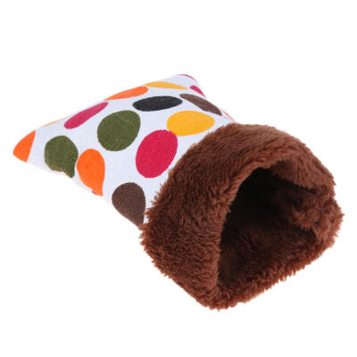 

Warm Plush Hamster Nest Bed House Soft Guinea Pig Pocket Sleeping Bag Cage