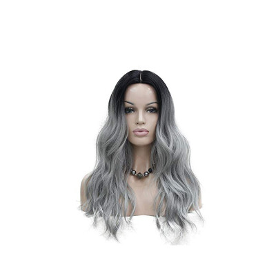 

In European&American fashion wigs there are shades of dark gray&white wigs