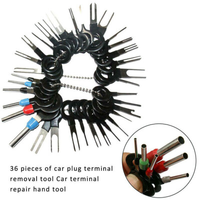 

Siaonvr 36PC Wire Terminal Removal Tool Car Electrical Wiring Crimp Connector Pin Kit